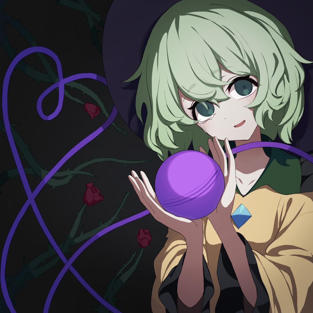 SNSアイコン、一枚絵などの制作できます 流行りのアニメ塗りの美少女イラストを得意としています。 イメージ3