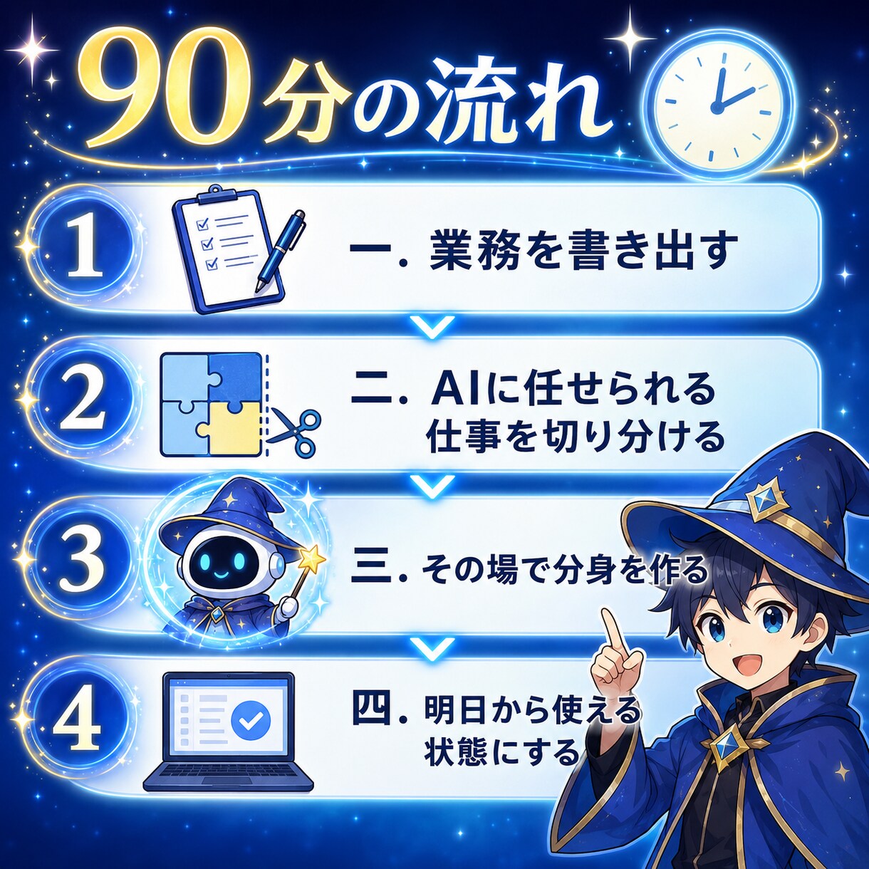 分身の魔法：AIに仕事を任せる仕組み作ります 年200回の研修を正社員1人で回している魔法を使いませんか？ イメージ3