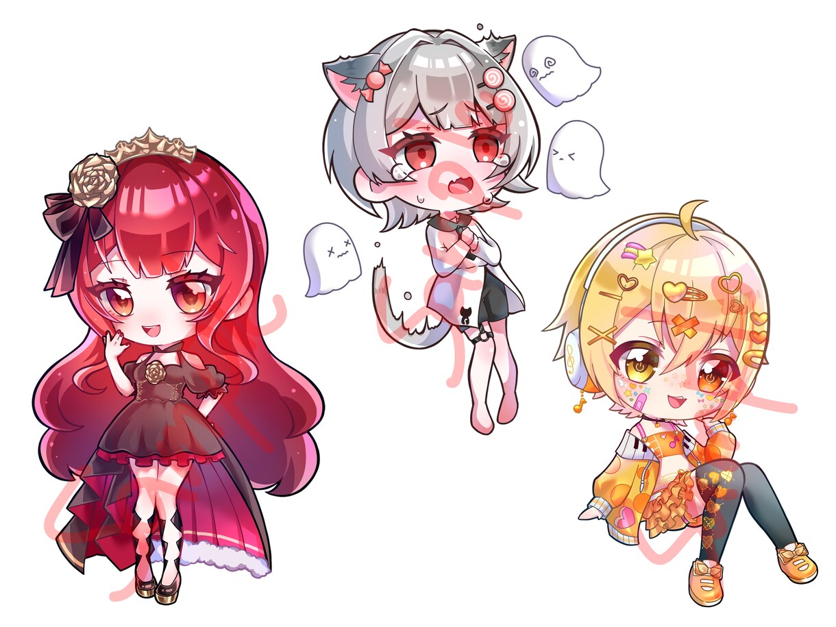 SDキャラ描きます SDイラストを可愛く、かっこよく描きます！！ イメージ2