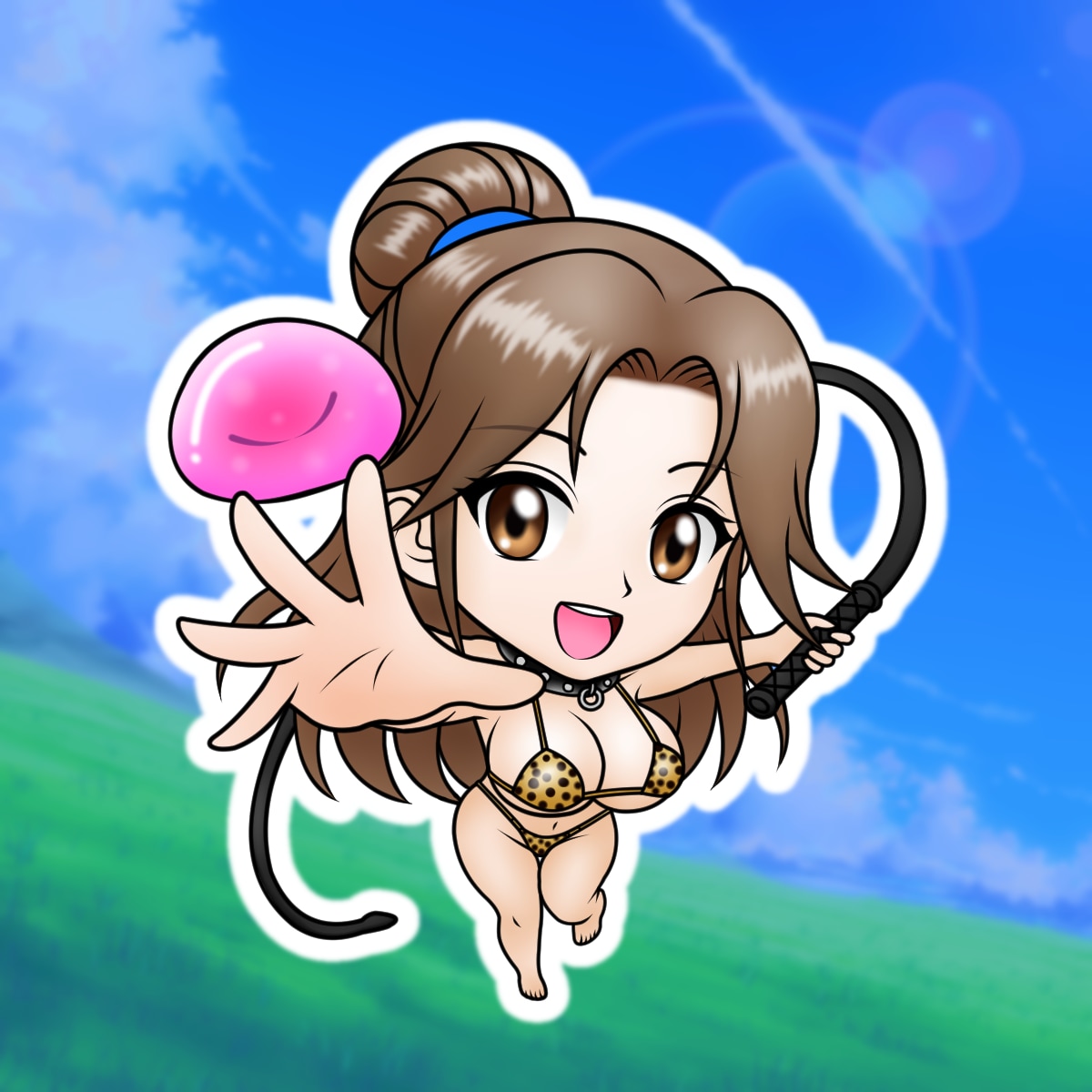 可愛いSNS・VTuberアイコン作成します 親しみやすいちびキャラをお届けします☆全身・顔アップ対応 イメージ4