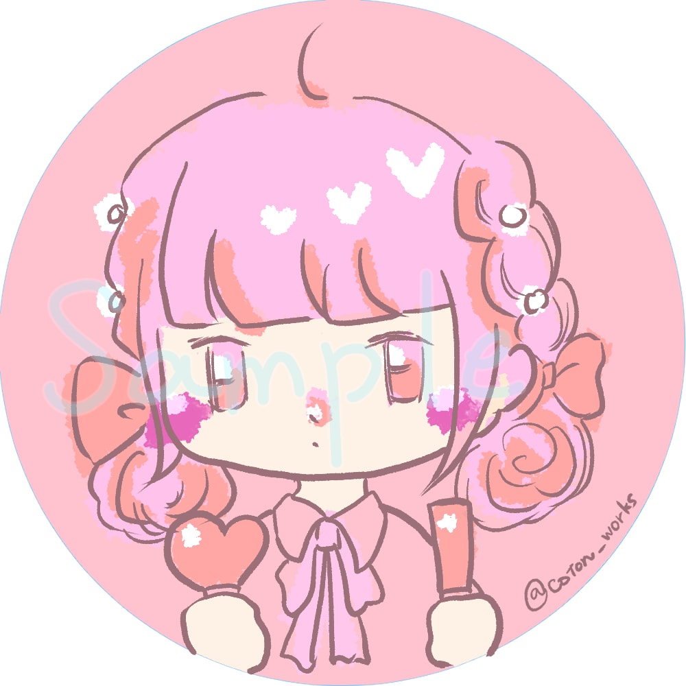 量産・地雷・夢のゆるふわアイコン描きます ♡現役美大生が量産型ゆるふわアイコンを制作します！♡ イメージ3
