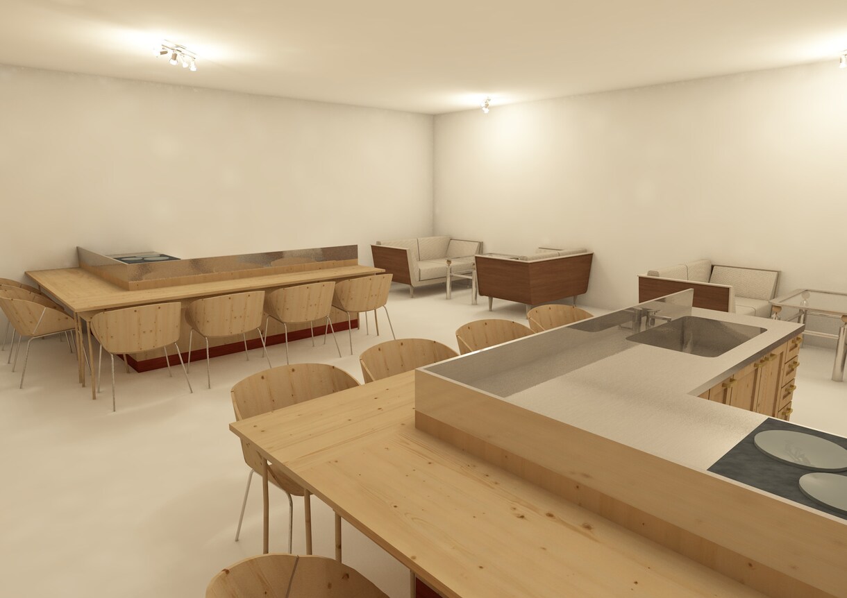3Dパース作成をします 図面とスケッチがいただければ建物のパースを作成します。 イメージ1