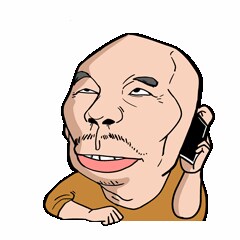 LINEの顔文字ます 実写の風刺画、風刺的で滑稽な作風が非常にユニークである。 イメージ2