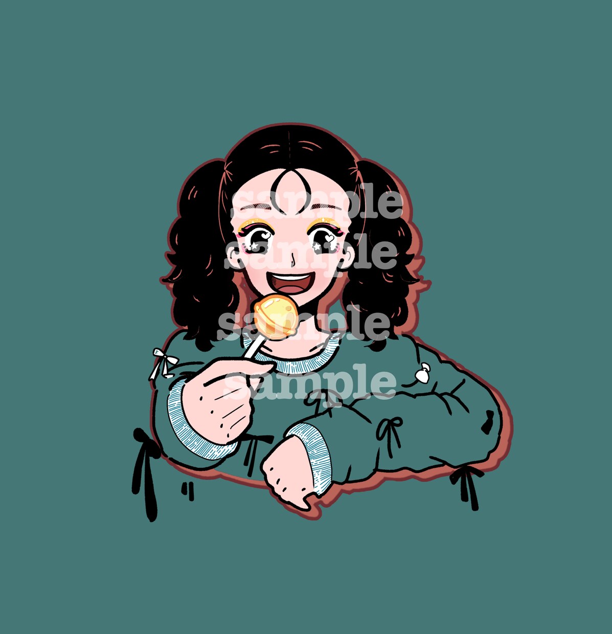 かわいいイラスト描きます ポップもレトロも可愛いイラストかきます イメージ6