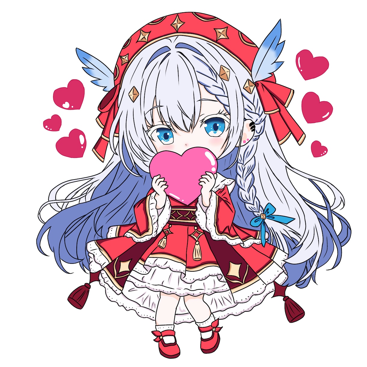 Tiktok等で使えるイラスト描きます 配信等で使えるスタンプを作成いたします！ イメージ2