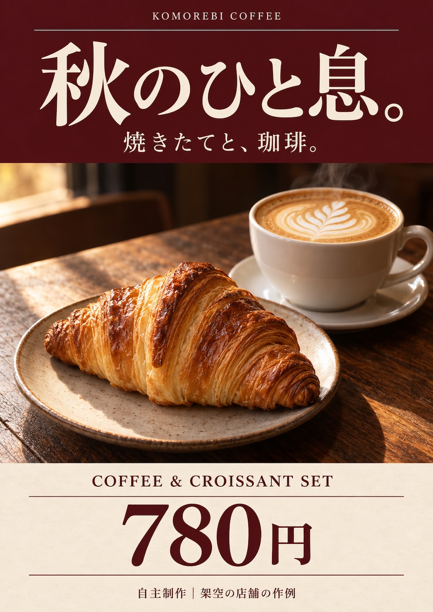 お店や医院の雰囲気に合うポスターを制作します 箇条書きの原稿から、読みやすい一枚に整えます イメージ4