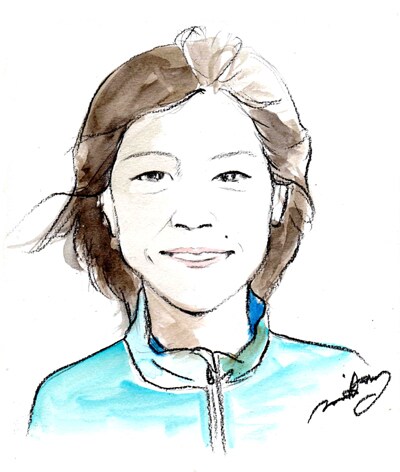 モード系の似顔絵を鉛筆と水彩で描きます お洒落にキリッと似顔絵を描きます！ イメージ6