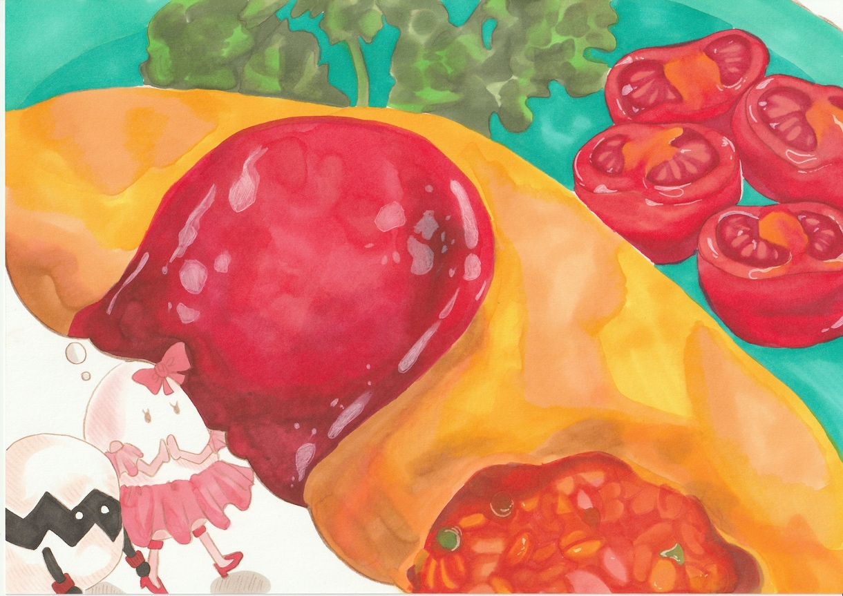 商用可｜温かみのある表紙・挿絵をアナログで描きます 絵本や同人作品の挿絵・表紙、小説の挿絵・表紙など イメージ3