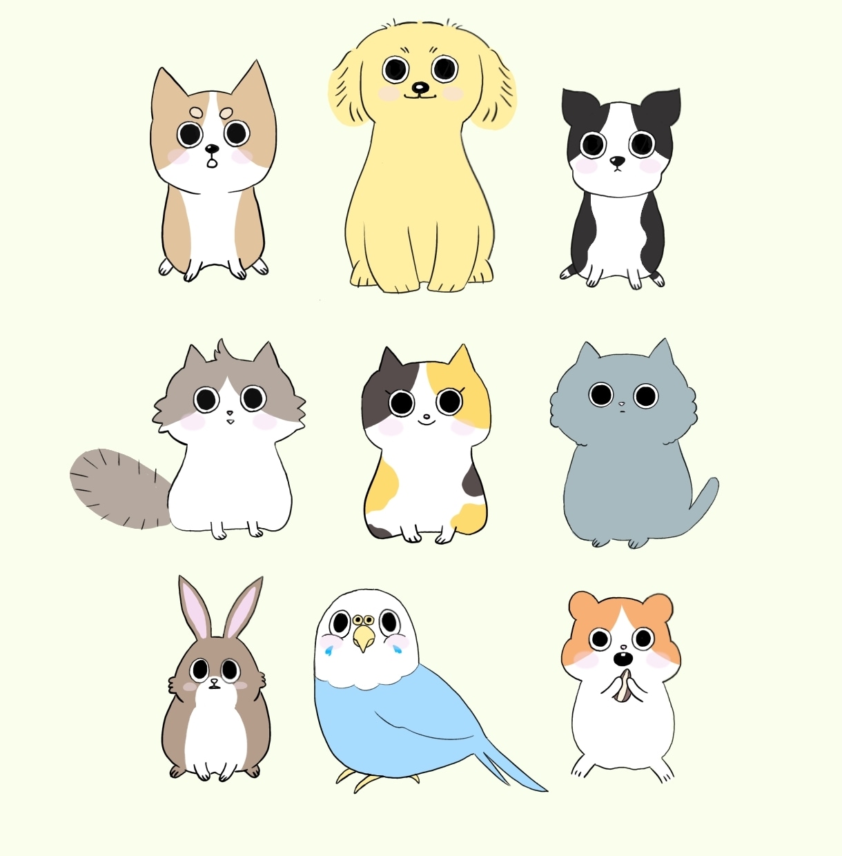 ゆるふわ可愛い！SNSアイコン・全身・動物描きます 基本料金で人物１人or動物１匹OK！商用利用も無料です イメージ7