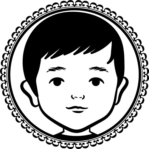 シンプル線画1色似顔絵描きます 商用利用可、アイコン、ステッカー、看板等、ワンポイントに！ イメージ5