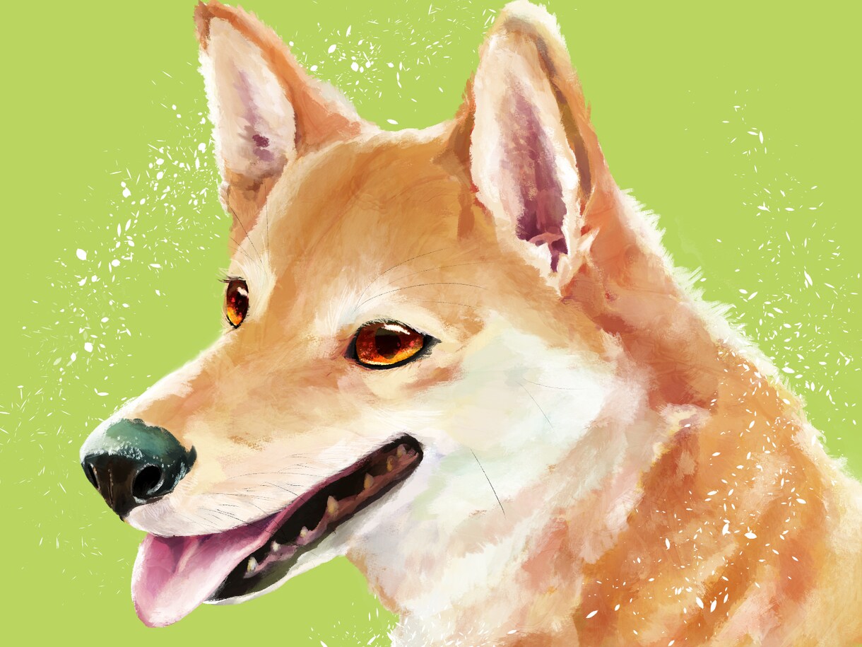 あなたの大切なペットをポップなイラストにします ペットイラスト・ワンちゃんやねこちゃんを一枚絵に イメージ3