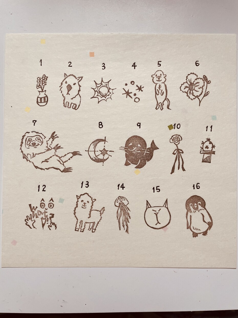 お好きなハンコを選べます 使い方は自由自在！お好きなハンコをお選びください(^^) イメージ1