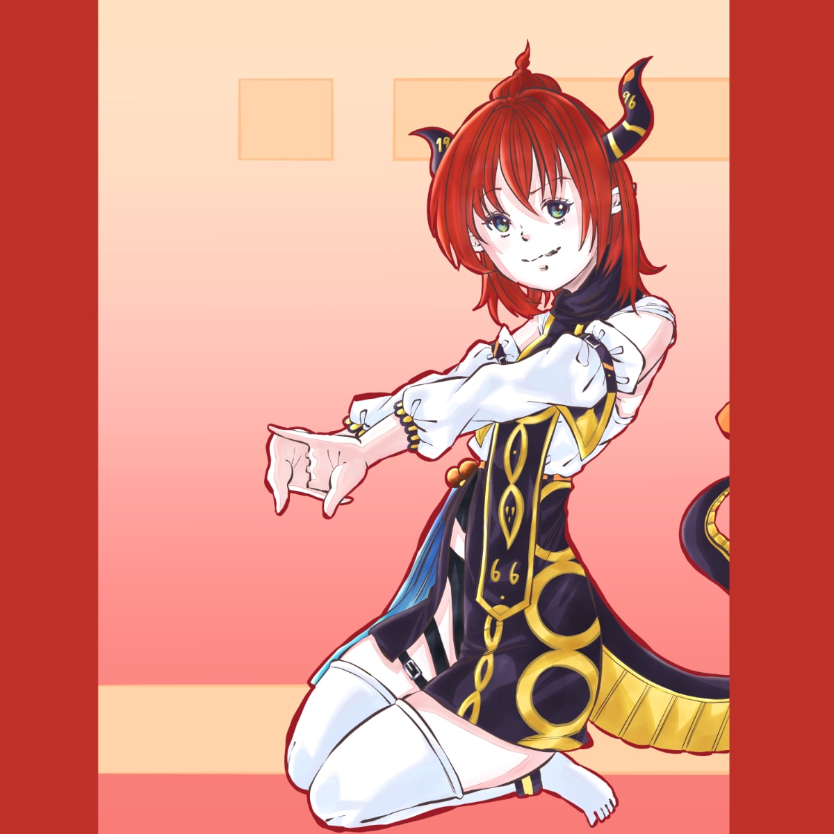 女性キャライラスト作成！イラストレーターの商品ます 「リアル等身キャラ」「全身」「背景アリ」「キャラデザ依頼可」 イメージ3