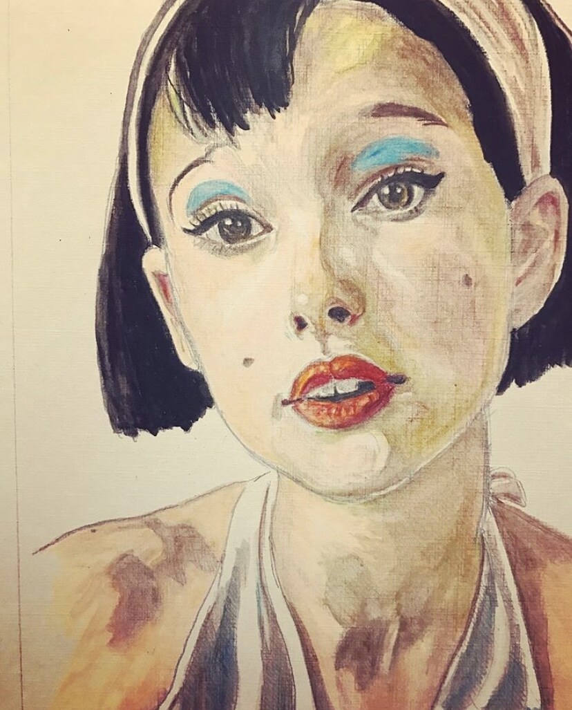 水彩色鉛筆で大切な方、ペットの似顔絵描きます アイコン、お祝い、思い出、記念日にどうぞ イメージ3