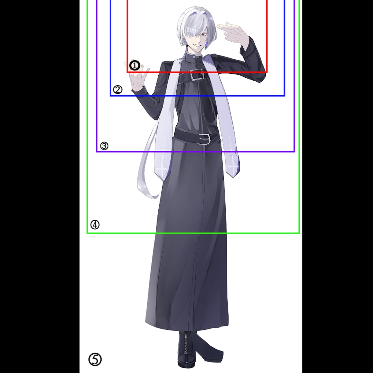 長髪男子・お兄さんが得意で描きます TRPGや立ち絵、動画、MVなど イメージ2