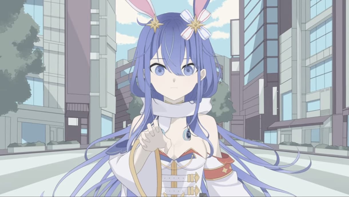 歌ってみた・オリジナル曲の一枚絵イラスト描きます かわいいキラキラした絵柄で描きます！レイヤー分け可能！ イメージ3