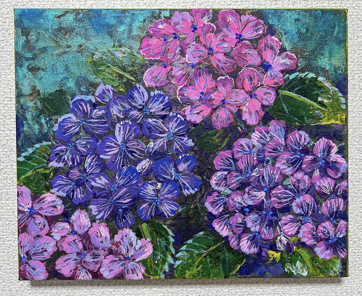 アクリル画、何が届くか楽しみなアートをお届けします 【原画】一点ずつ丁寧に描いたアクリル画を配送します。 イメージ6