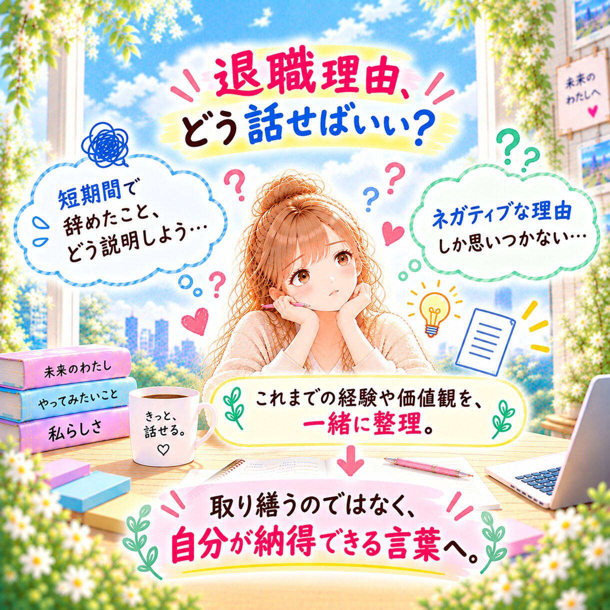 面接が苦手な方へ｜回答整理・模擬面接まで対策します 丸暗記では話せない。深掘りが怖い。自分の言葉で話せる面接へ イメージ7