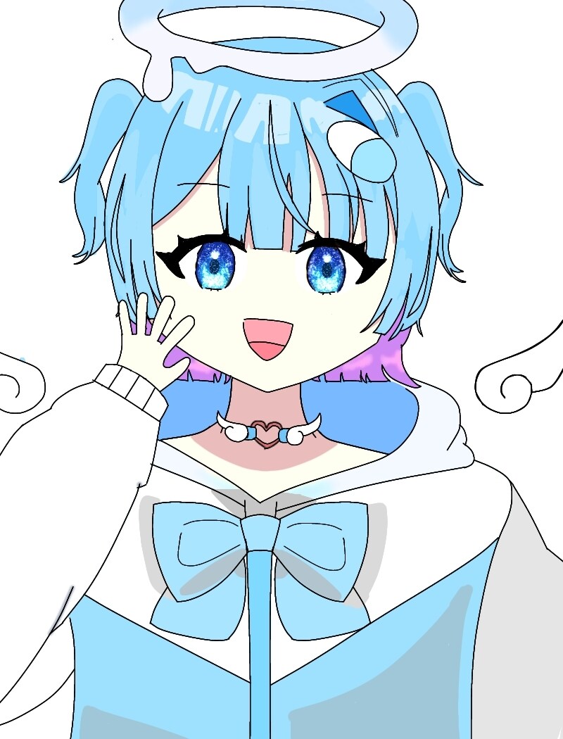 女の子のイラストお描きします アイコンから腰下まで色んな範囲でおかきできます！ イメージ1