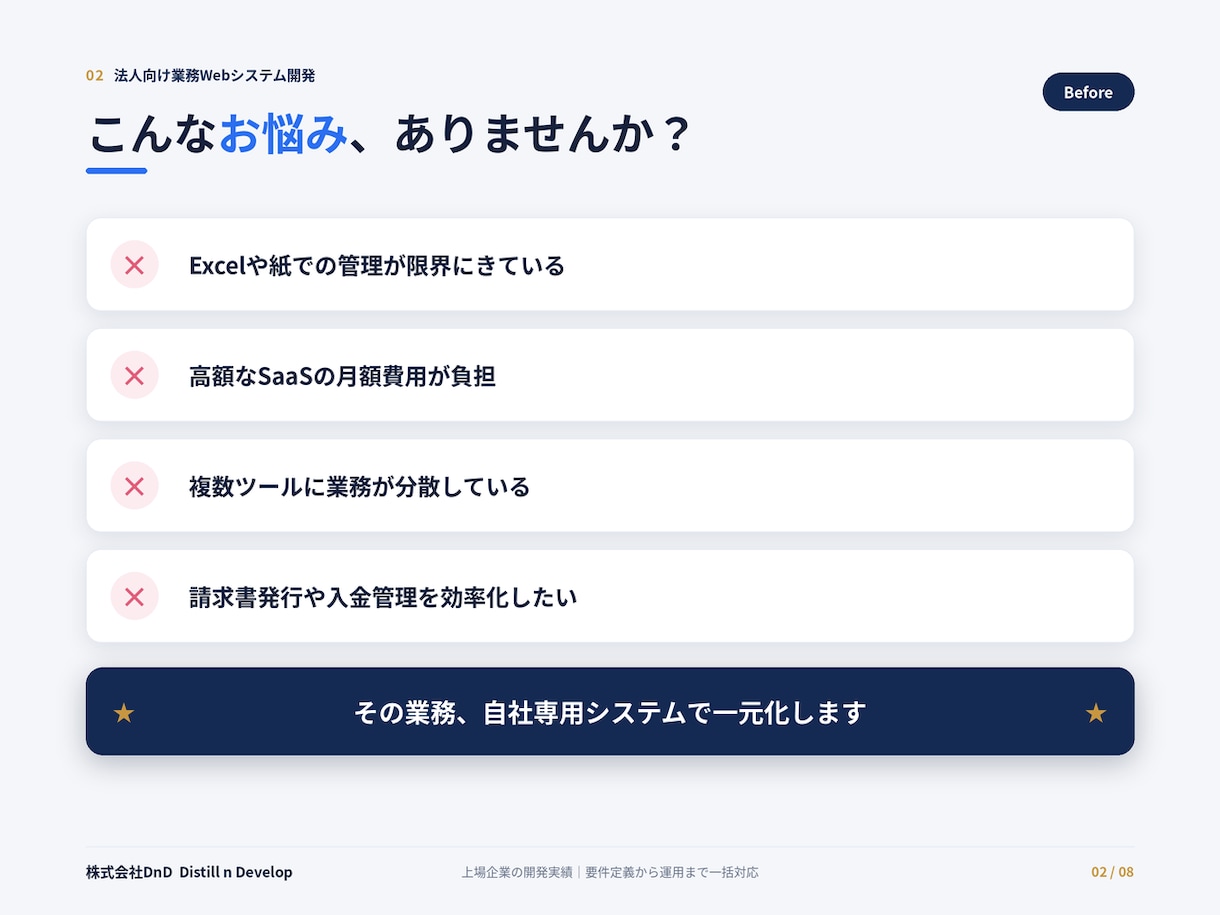 法人向け業務Webシステムを開発します 請求・在庫・勤怠・社内ツール/運用保守まで一括対応 イメージ2