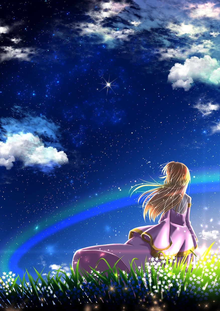 幻想的な背景イラストを承ります 星そして光の表現が少し、自慢です イメージ10