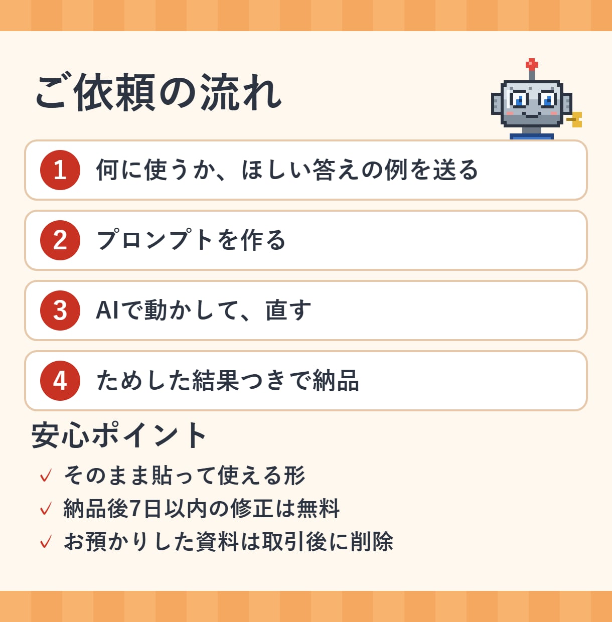 ChatGPT・Claude用プロンプトを作ります ChatGPT・Claude用。実際に動かして直したものを イメージ2