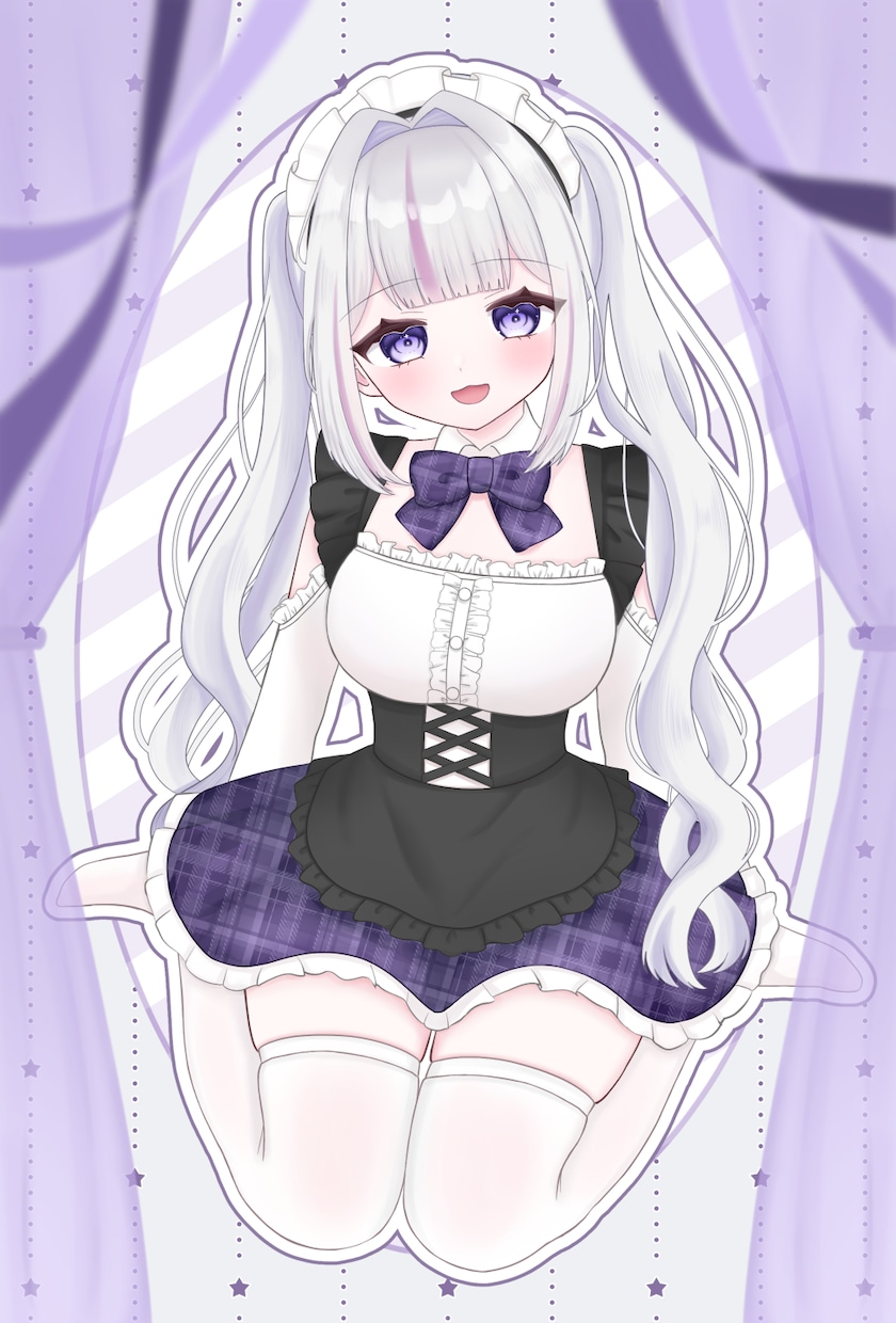 IRIAMでも使用できるメイド量産イラストかきます 商用利用〇全身立ち絵、可愛い女の子を描きます！ イメージ2