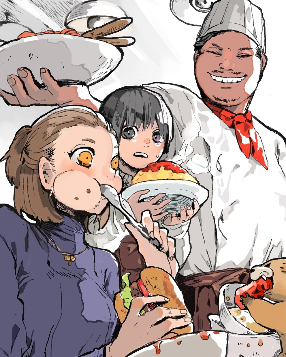 １枚イラスト描きます 想像を形に。お客様の世界観を1枚に。 イメージ4