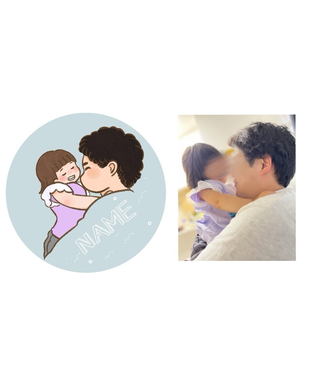 ふんわりやさしい似顔絵作成します SNSアイコンやプレゼントにぴったり！ イメージ3