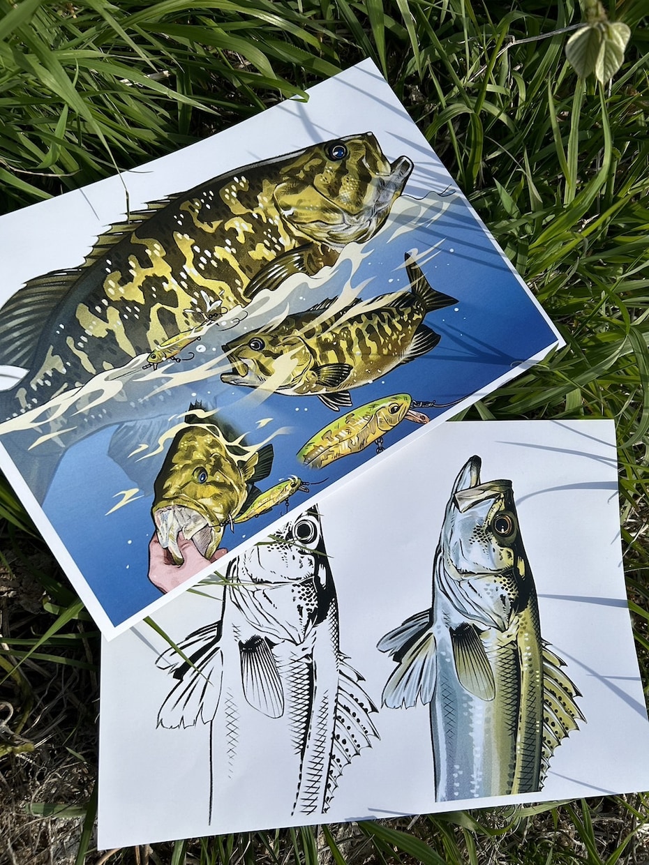 お魚のイラスト描きます 釣り好きの私が描きます！マニアックな種類も対応可能！ イメージ1
