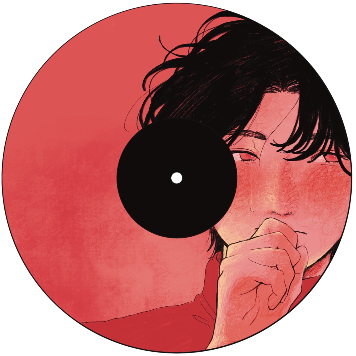エモい雰囲気の男性・BLイラスト描きます 小説の表紙、挿絵、MVなど。温かみのあるタッチでイラスト制作 イメージ3