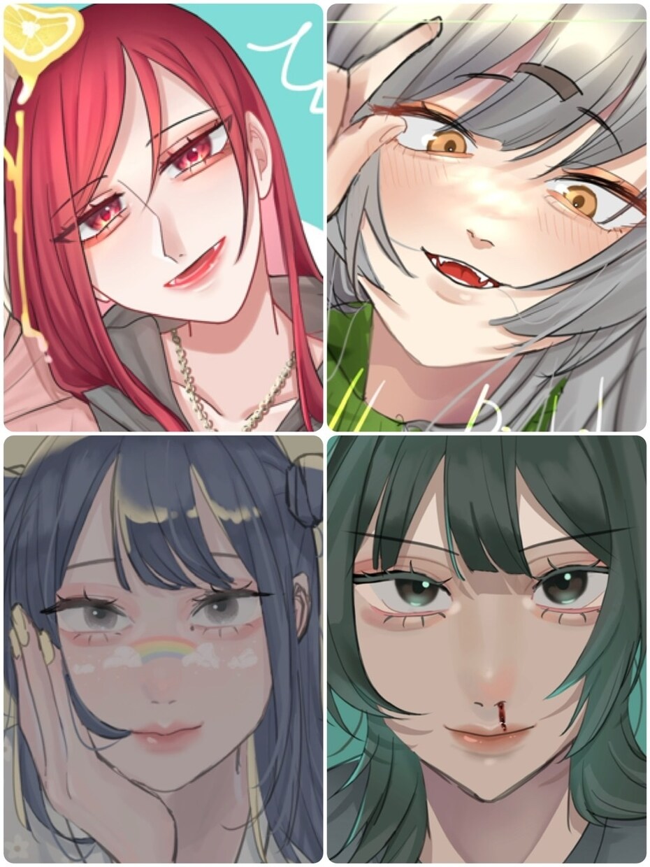 イラスト承ります SNSアイコンを中心に、立ち絵や1枚絵等々描きます。 イメージ4