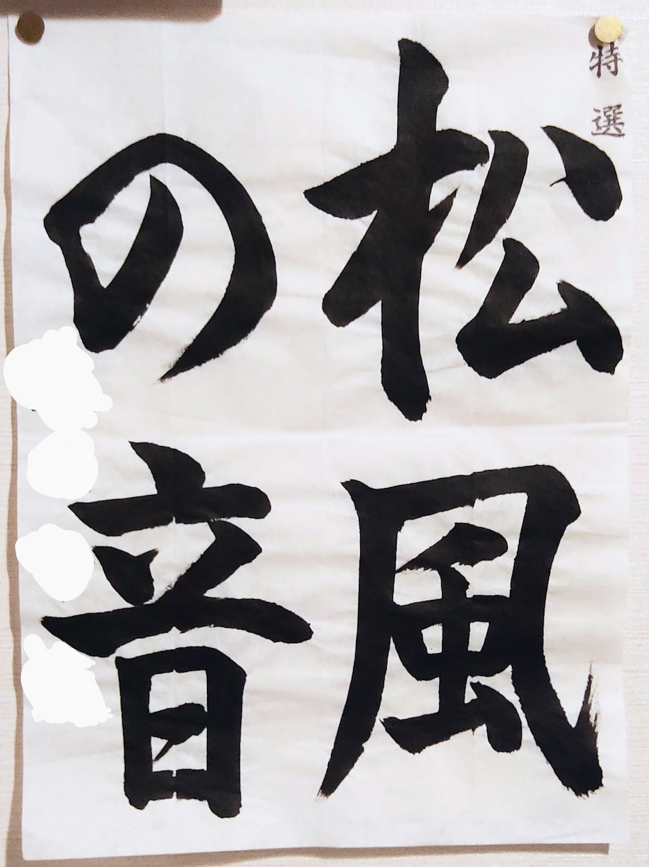 習字のお手本書きます 小・中学生の課題を対象に行書・楷書どちらも受け付けます イメージ2