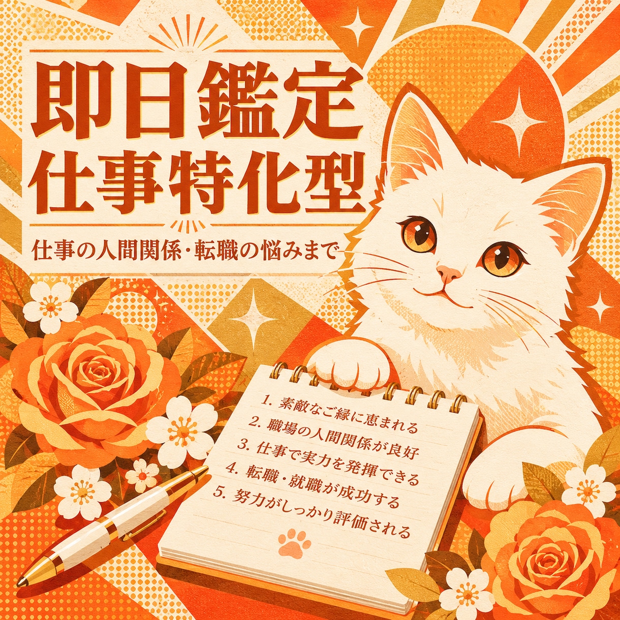 即日鑑定｜転職するべき？人間関係や仕事の悩み視ます 即日鑑定転職するべき？仕事の悩みズバリ視ます イメージ1