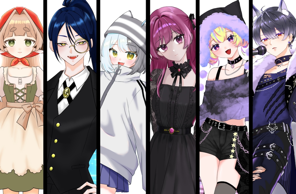 残り1枠！先着1名様限定！低価格でイラスト描きます IRIAMやTRPG、グッズ用の立ち絵イラスト描きます！ イメージ1