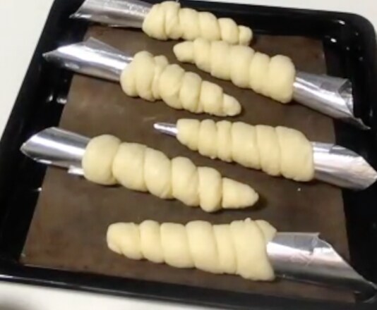 60分超簡単コルネ＆動画をお届けします 忙しいあなたへ60分で本格パン作り♪隙間時間で充実LIFE！ イメージ3