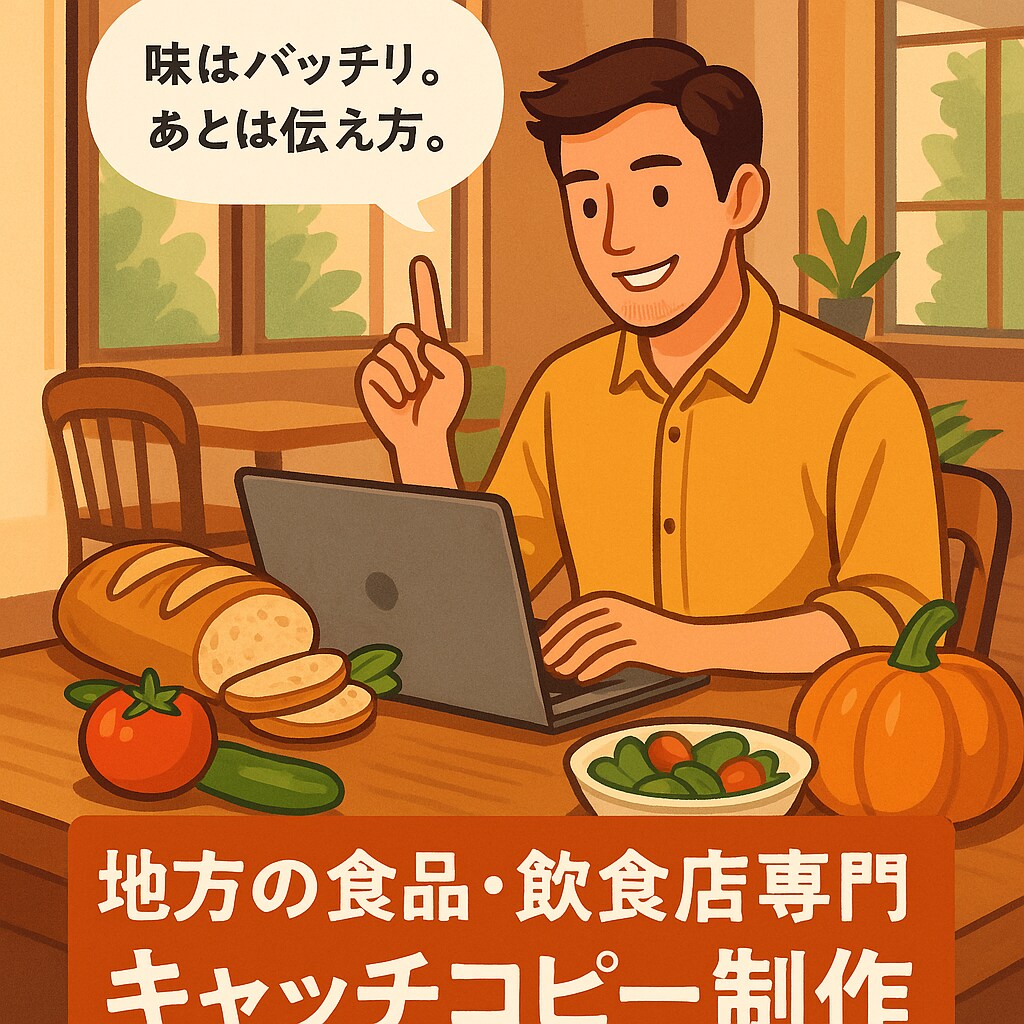 チラシ・POP・メニューの言葉、考えます 商品やサービスの魅力を“伝える言葉”に整えます イメージ1