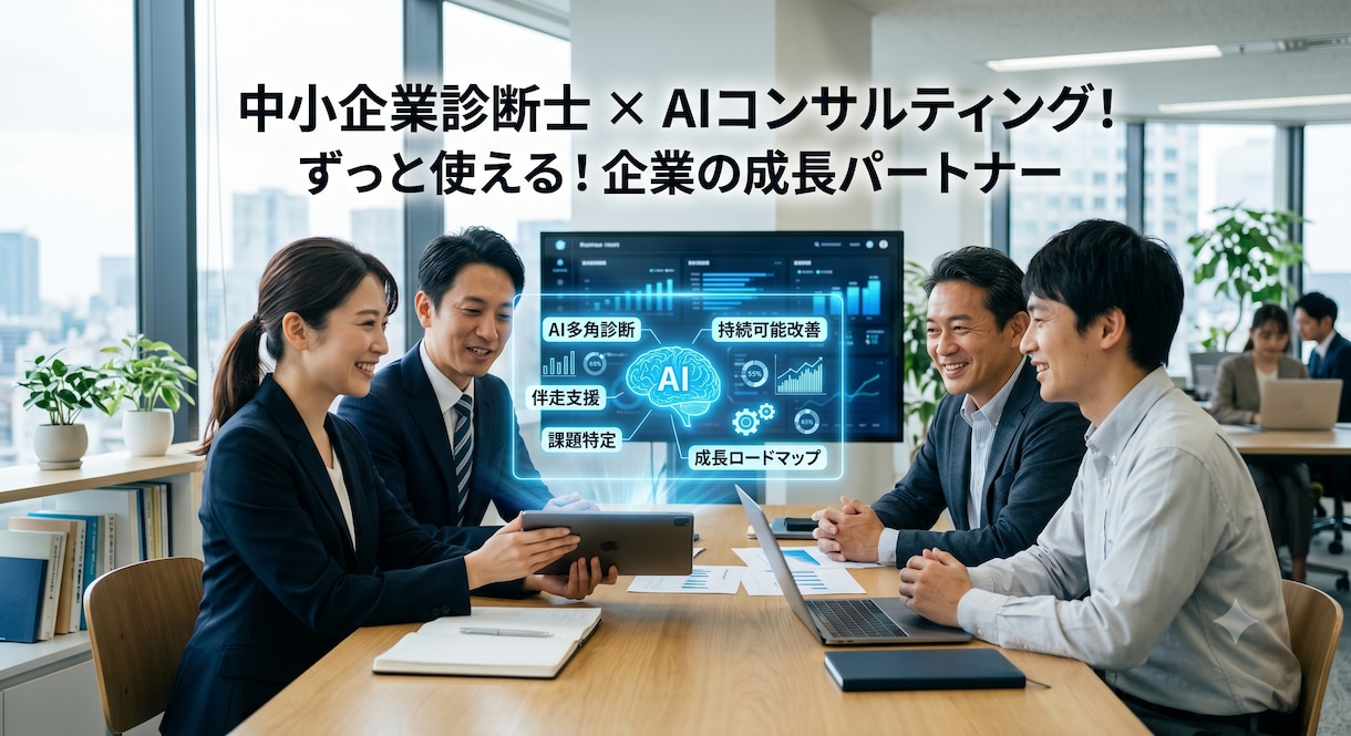 AIコンサルによる中小企業診断プロンプト提供します 【AI経営コンサル】中小企業診断をするプロンプトテンプレート イメージ5