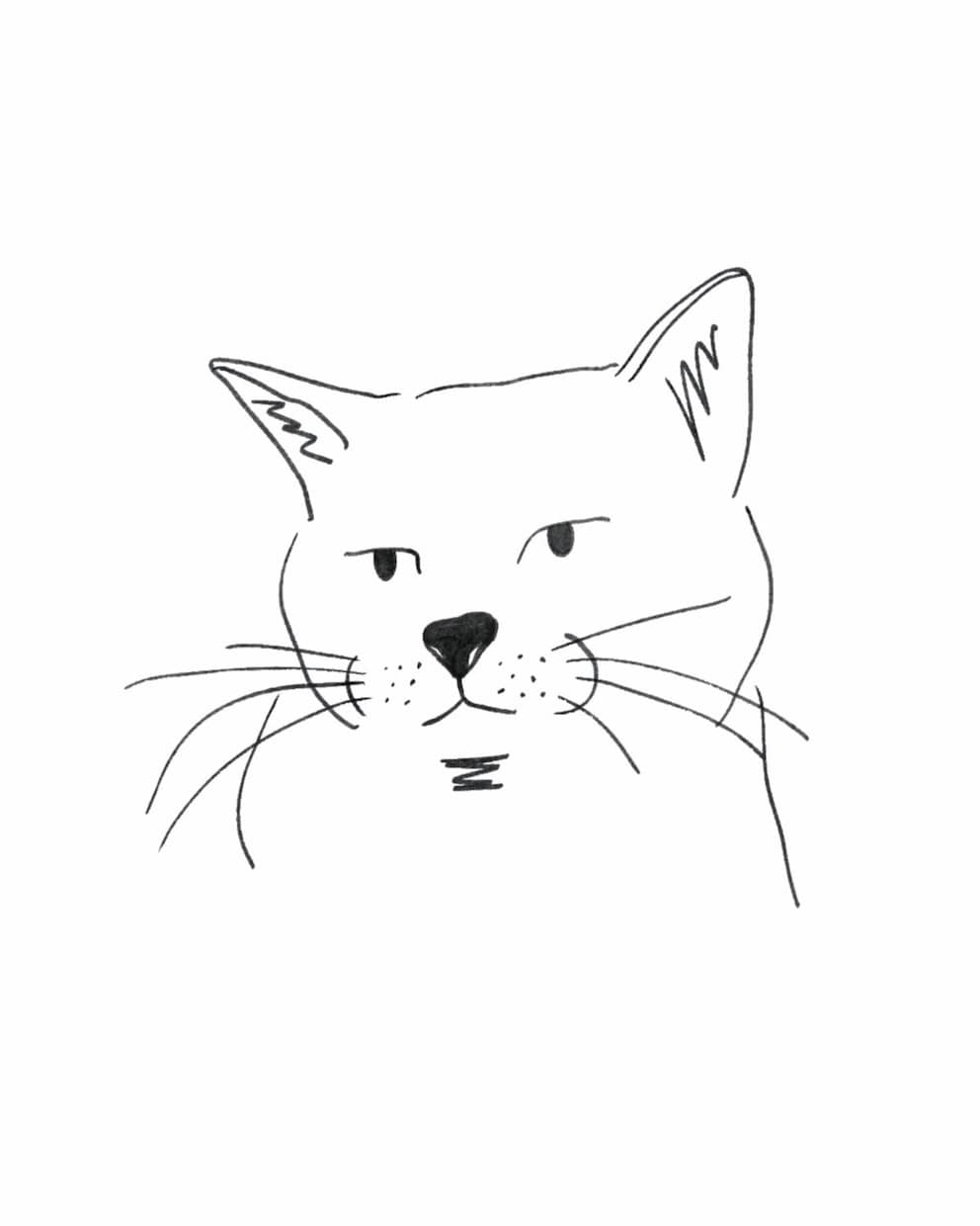 愛犬・愛猫のおもしろ写真をイラストにします 写真以上、アート未満"日常の一コマ"をクスッとする一枚に イメージ8