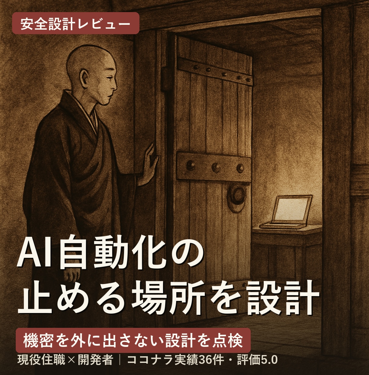 AI自動化の安全設計をレビューします 誤送信・消しすぎ・情報漏えいを「作る前・壊す前」に防ぐ イメージ1