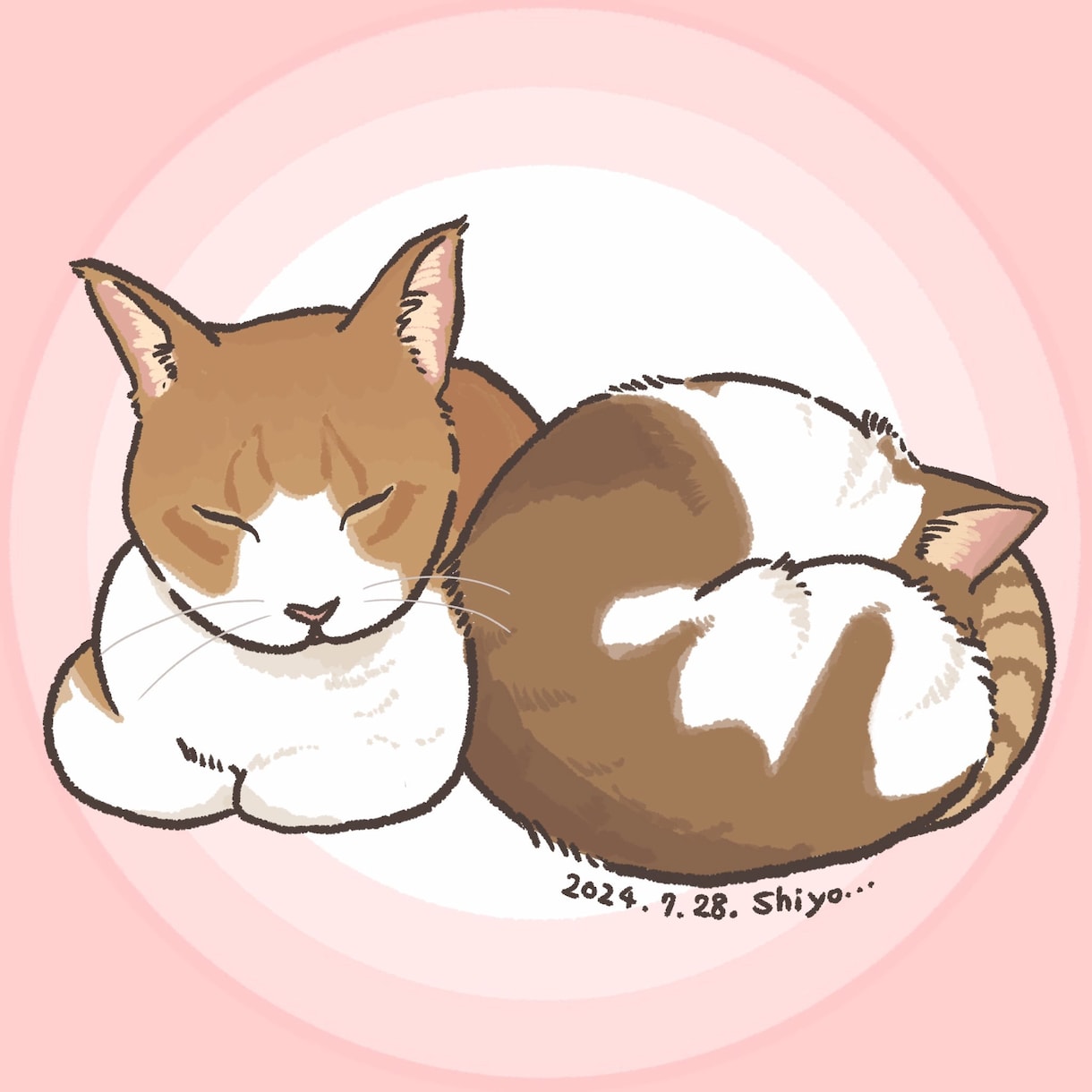 ペットイラストをお描きします SNSアイコンなどに！可愛さをふんわりしたタッチで表現します イメージ7