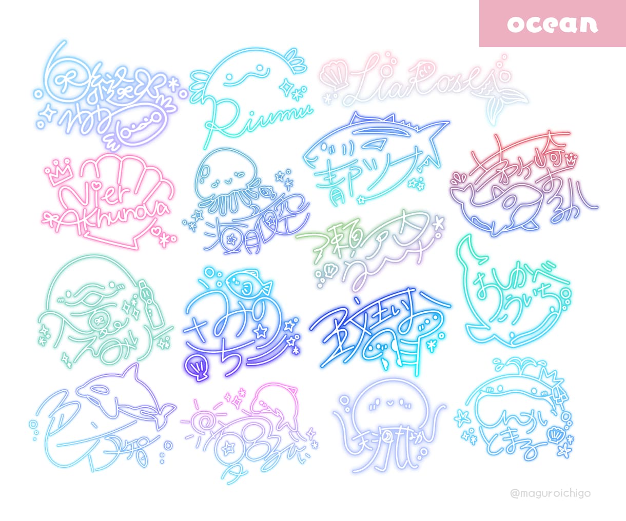 VTuberの方向け☆可愛いネオンサイン描きます 800件以上のサイン制作経験☆商用利用無料！迅速丁寧に対応☆ イメージ5
