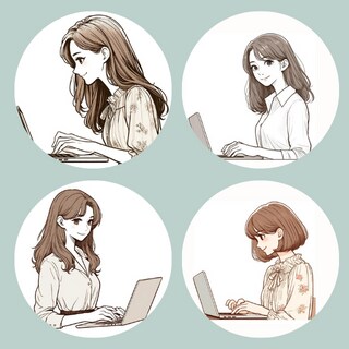 SNS用シンプルアイコンイラスト描きます ＜限定価格＞インスタ・X・ブログで差別化しよ♪ イメージ2