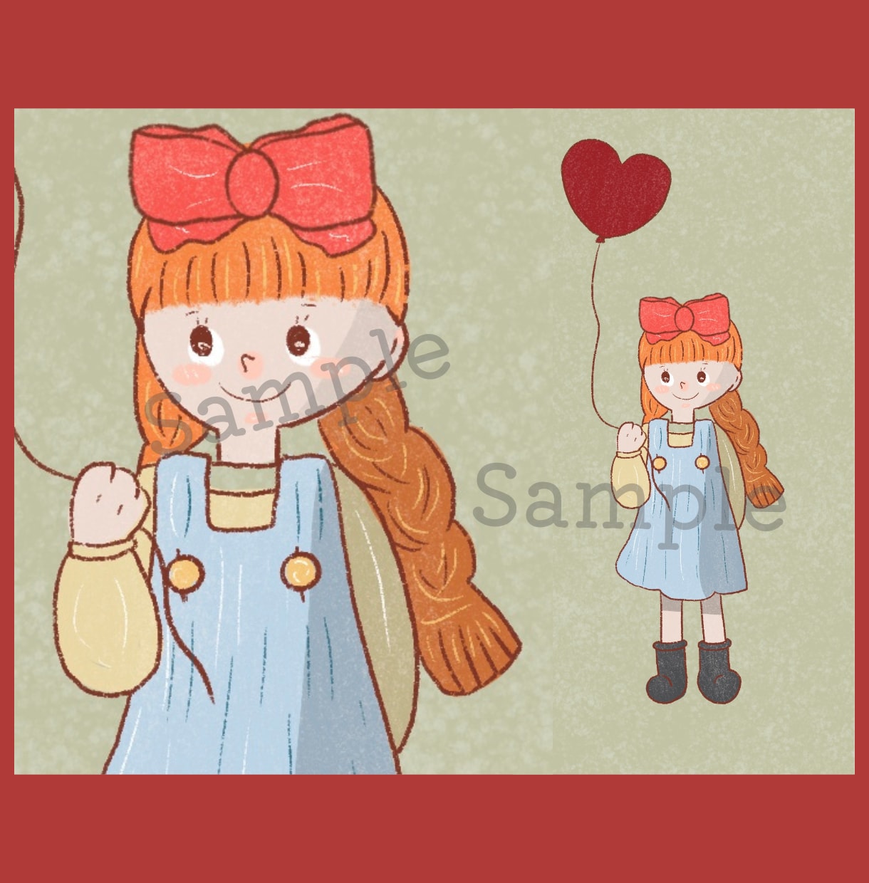 絵本風ソフトタッチイラスト描きます 子ども、友人へのプレゼントや。チラシ、看板、メニューなどに イメージ2