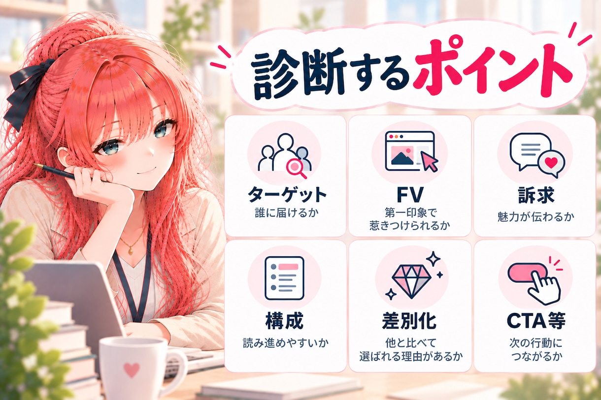 LP・求人を分析し具体的な改善方法をご提案します 課題・優先順位・改善案をまとめた詳細レポートを納品 イメージ4