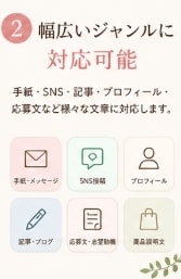 文章作成・記事執筆アドバイスします 書けない・整えたいを丁寧にサポート イメージ2