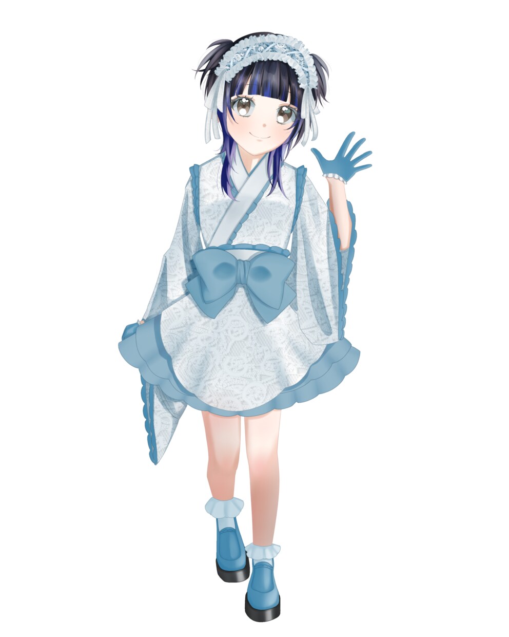 ふわっと甘可愛い等身イラストを制作致します ♡SNS使用、商標利用OK！お気軽にお問い合わせください⟡ イメージ4
