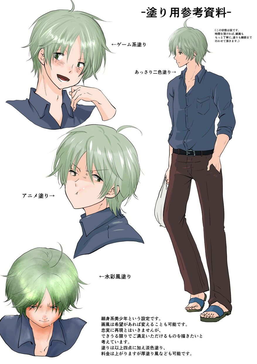 ＳＮＳ・名刺など…アイコンお描きします 明るくわかりやすいタッチで印象が変わります！ イメージ2