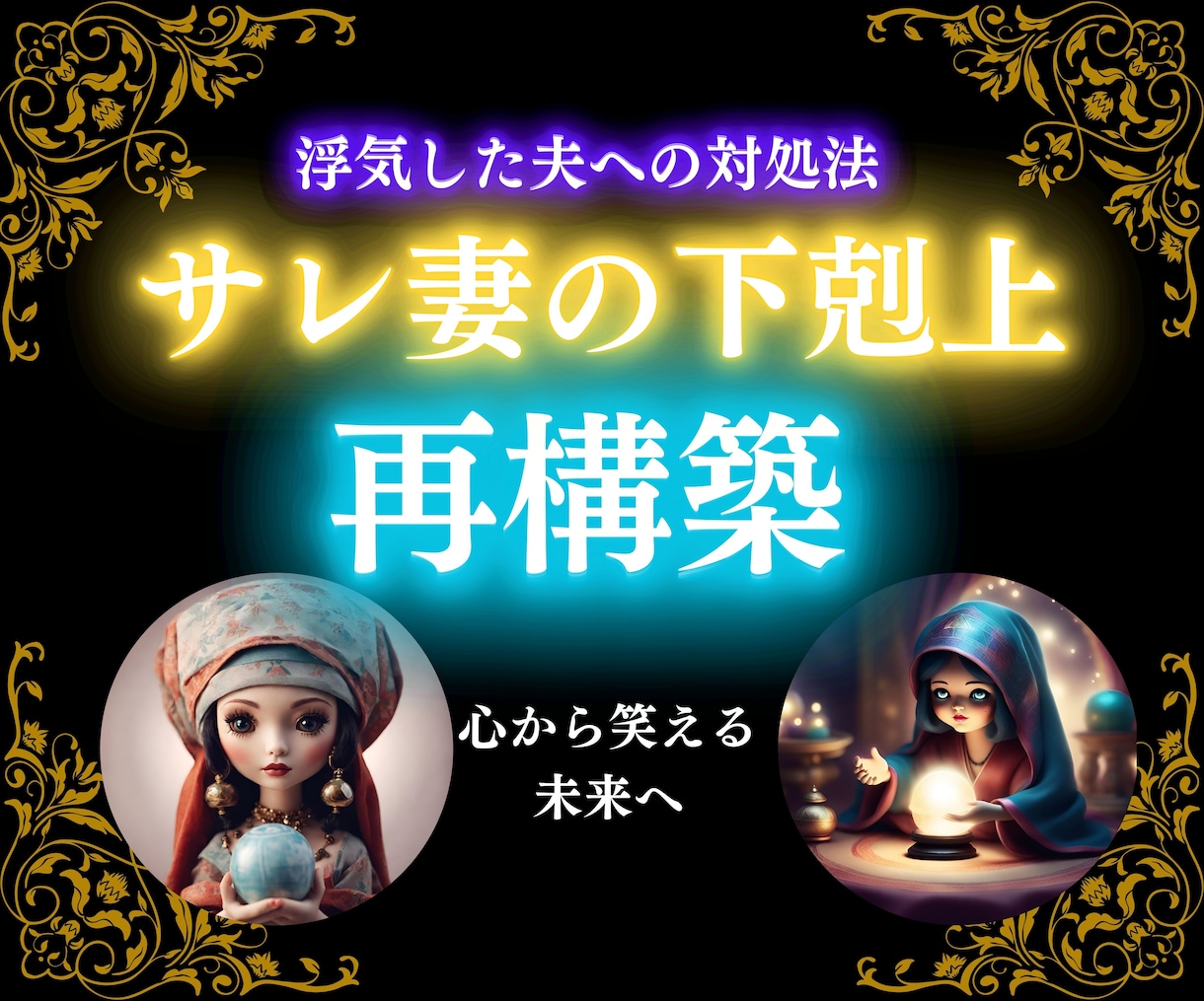 不倫した夫への対処法/再構築する方法を鑑定します 4000文字の本格鑑定！浮気繰り返す夫への処方箋 イメージ1