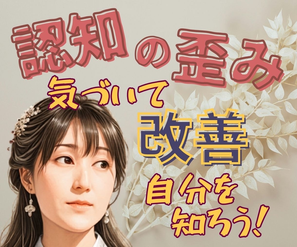 誰にでもある思考癖 生きやすくなる考え方へ導きます ぐるぐる べきねば 白黒思考などのつらさ整理してみませんか？ イメージ1